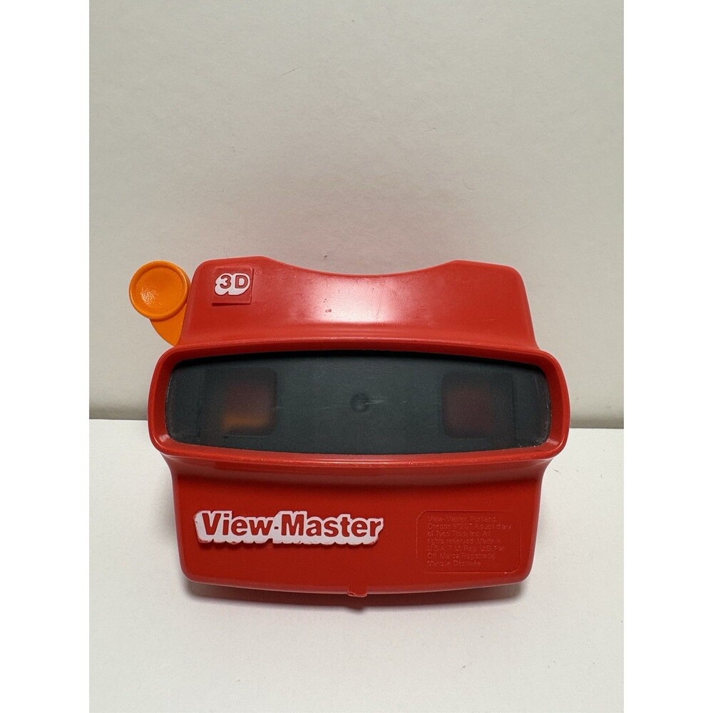 Vintage 1980s View Master 3D Toy in Red Camera